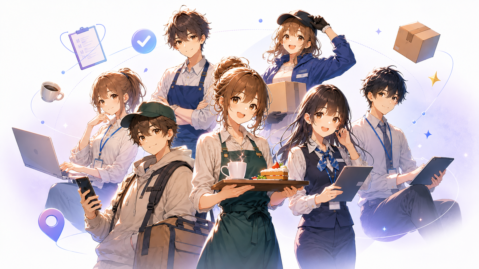 診断イメージイラスト